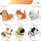 6-Piece Walking Animal Balloon Set - Life-Size Dog and Cat Mylar Foil Balloons - Realistic Walking Pet Decorations for Puppy Birthdays, Kitten Theme Parties, and Animal Lovers' Events